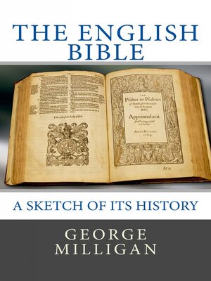cover image of The English Bible